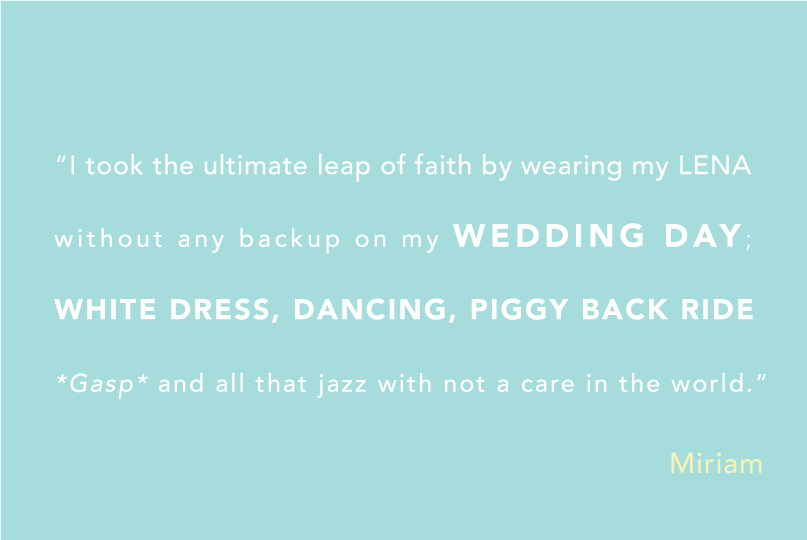 LENA Menstrual Cup Wedding Made in USA