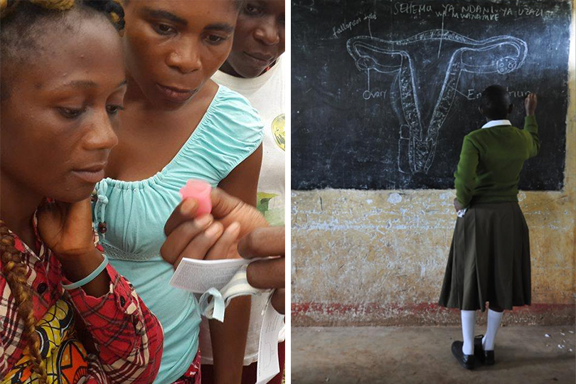 LENA Menstrual Cup Period Changing Lives Cameroon Community Development Network