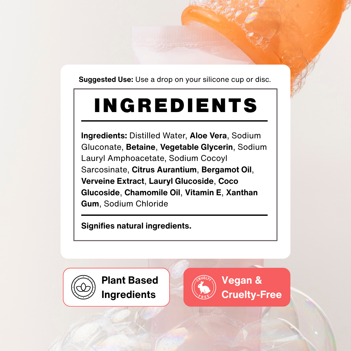 Lena Menstrual Cup Wash