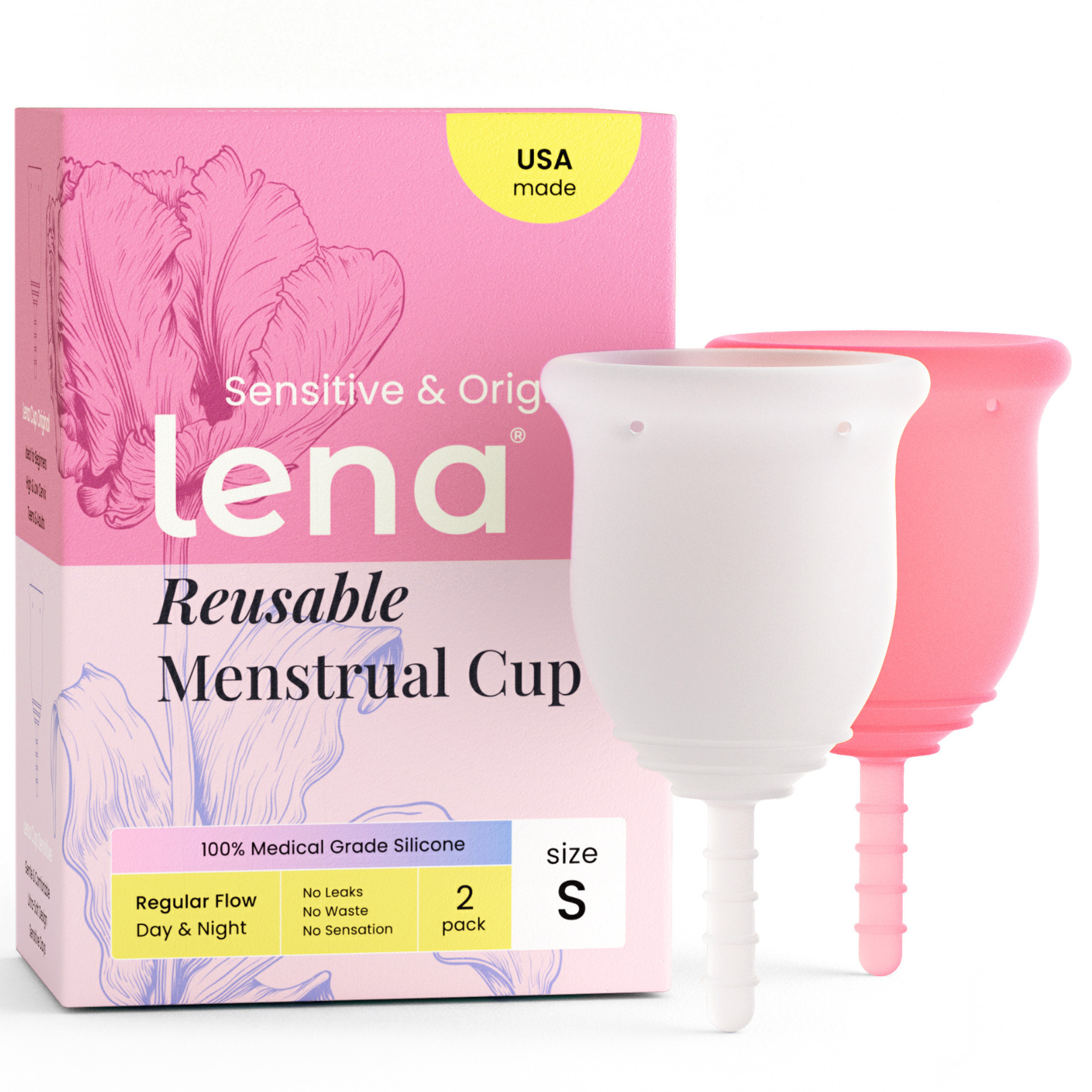 Lena 2-Pack - Original Small & Sensitive Small Cups