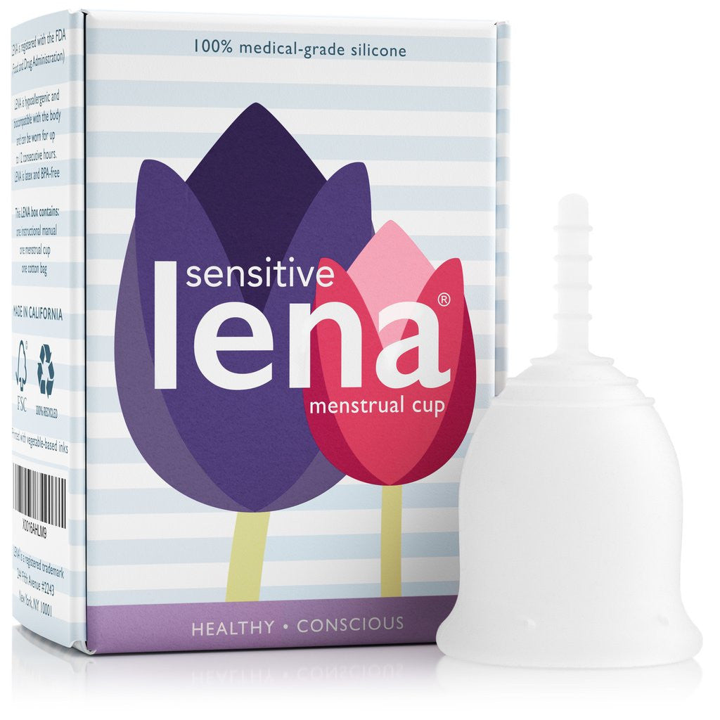 LENA Menstrual Cup Made in USA Period Cup Sensitive