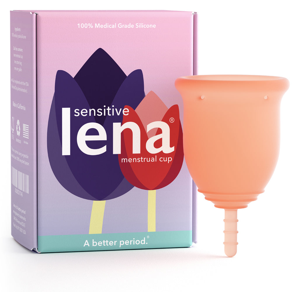 Lena Menstrual Cup Coral Large