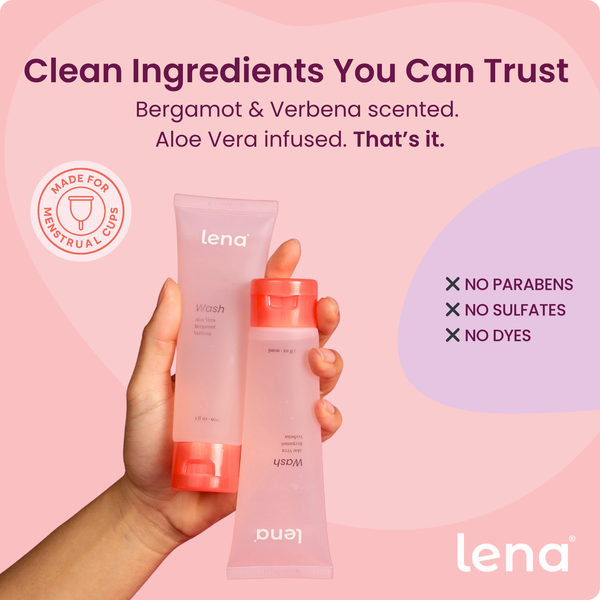 Lena Menstrual Cup & Feminine Wash
