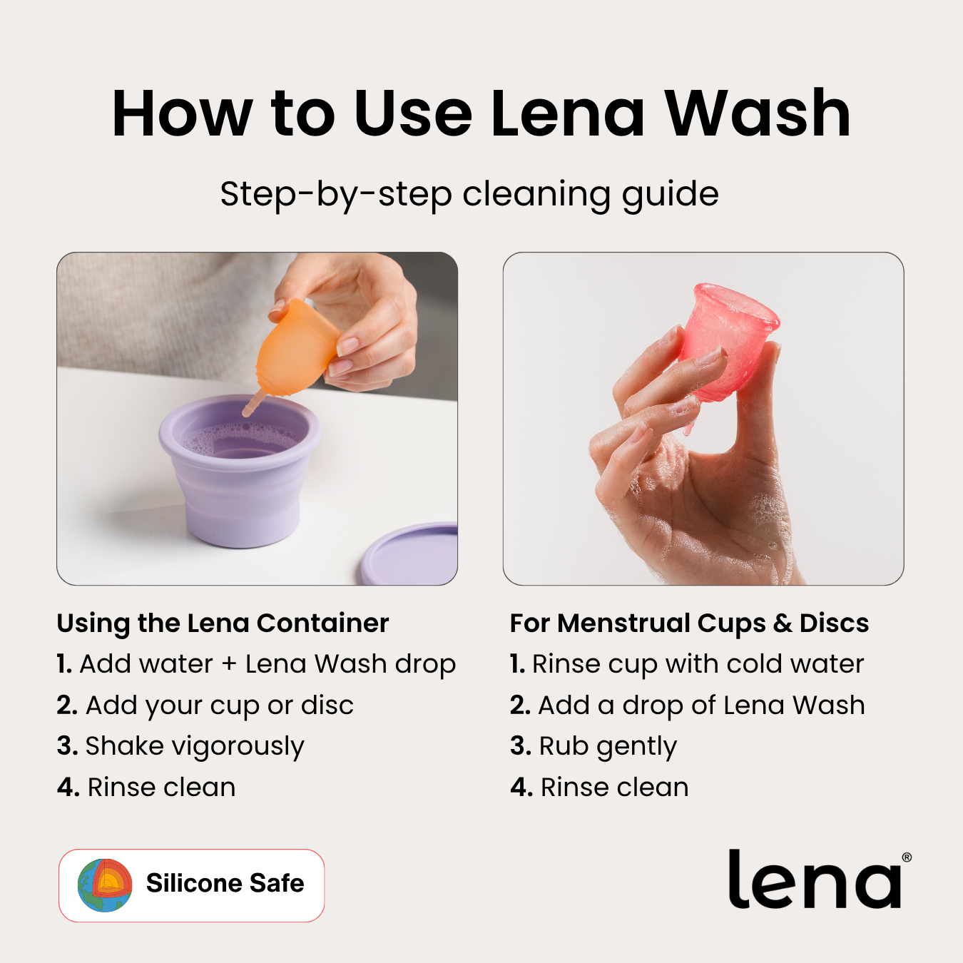 Lena Menstrual Cup Wash