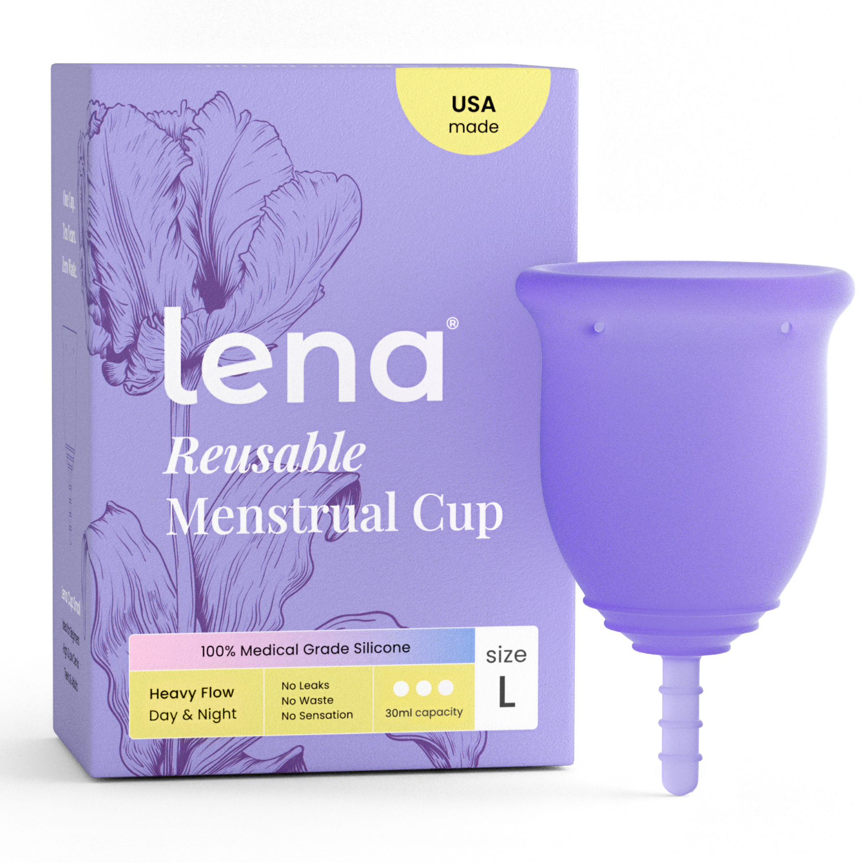 Lena Cup Original Purple Large