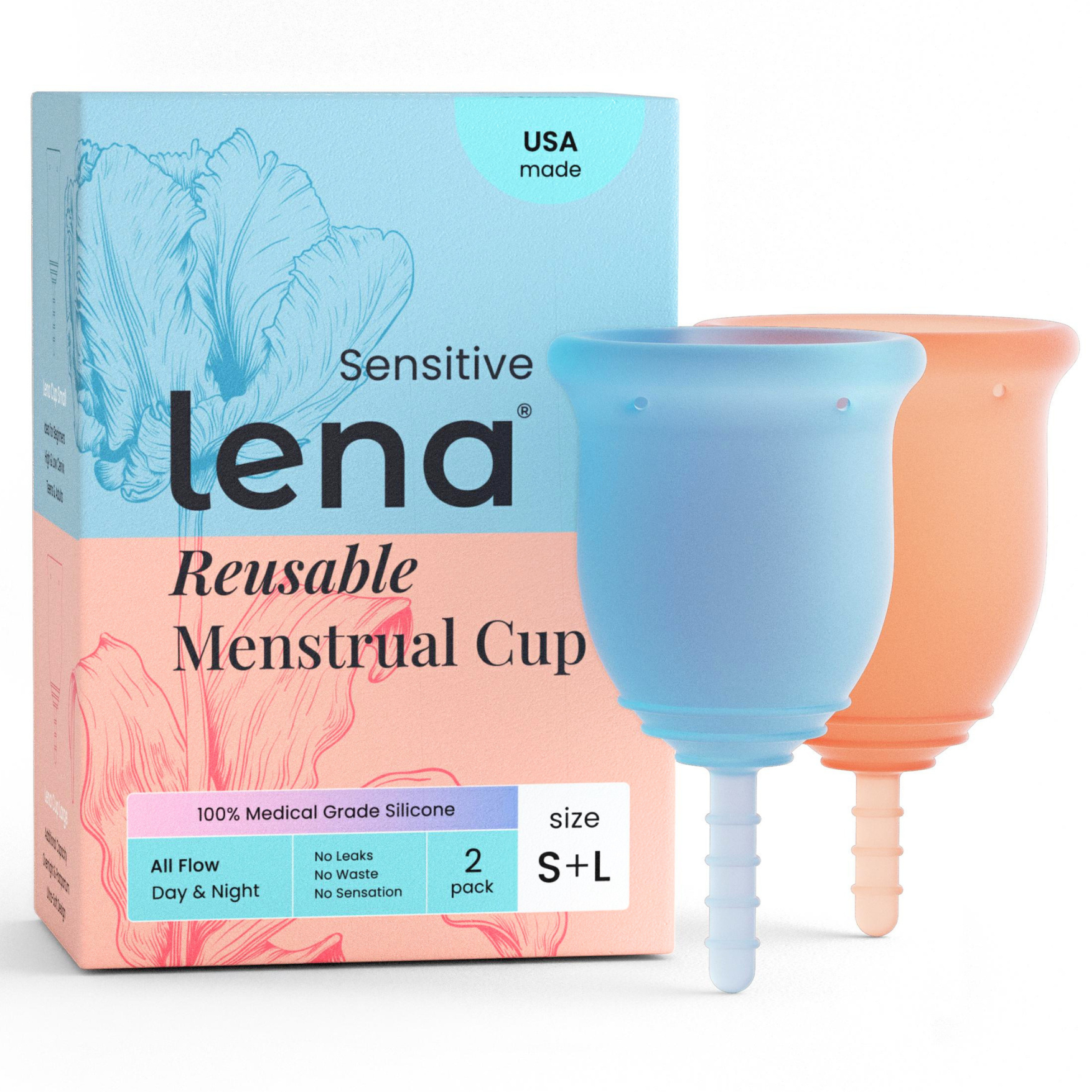 Lena Sensitive 2-Pack, Small & Large