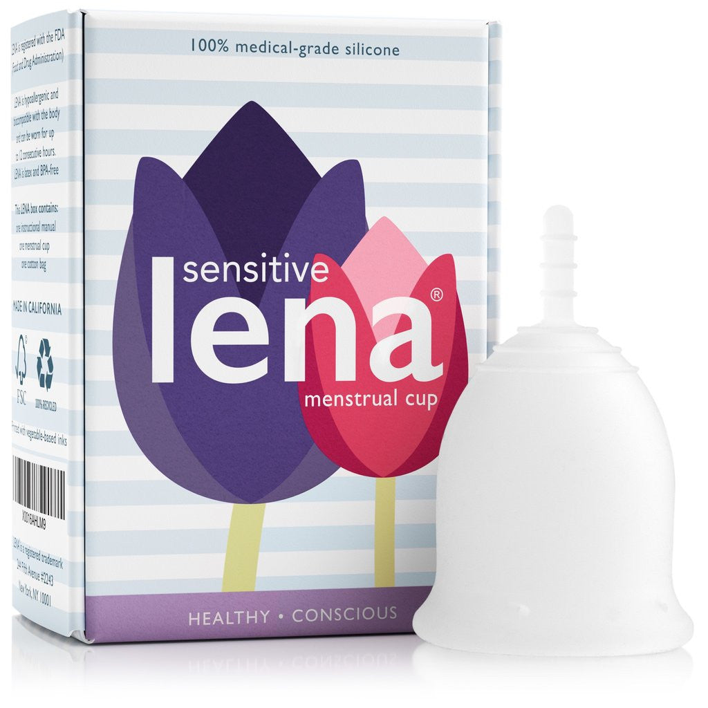 LENA Menstrual Cup Made in USA Period Cup Sensitive